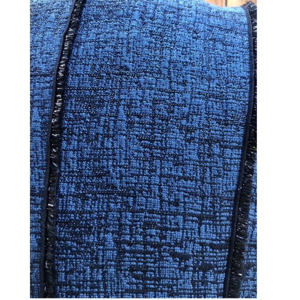 Marc Jacobs Collection Resort 2010 Metallic Blue Tweed Embellished Skirt Suit - Picture 6 of 13
